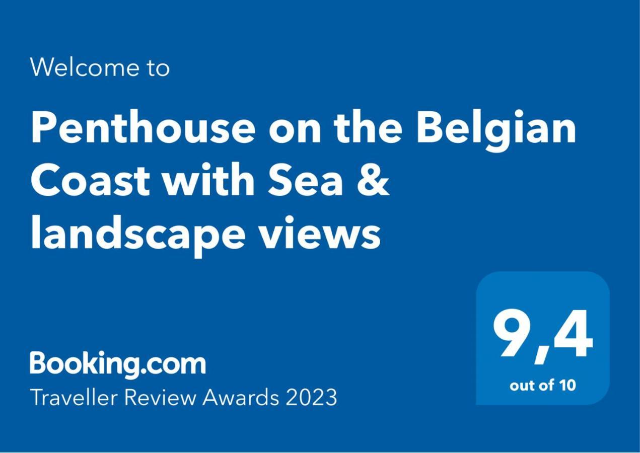 Penthouse On The Belgian Coast With Sea & Landscape Views Apartment Wenduine Luaran gambar