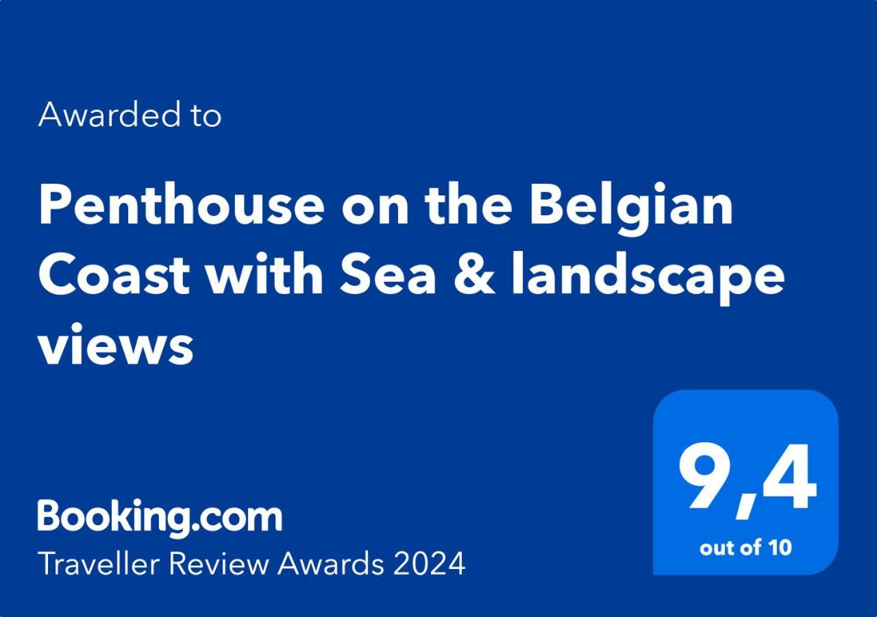 Penthouse On The Belgian Coast With Sea & Landscape Views Apartment Wenduine Luaran gambar