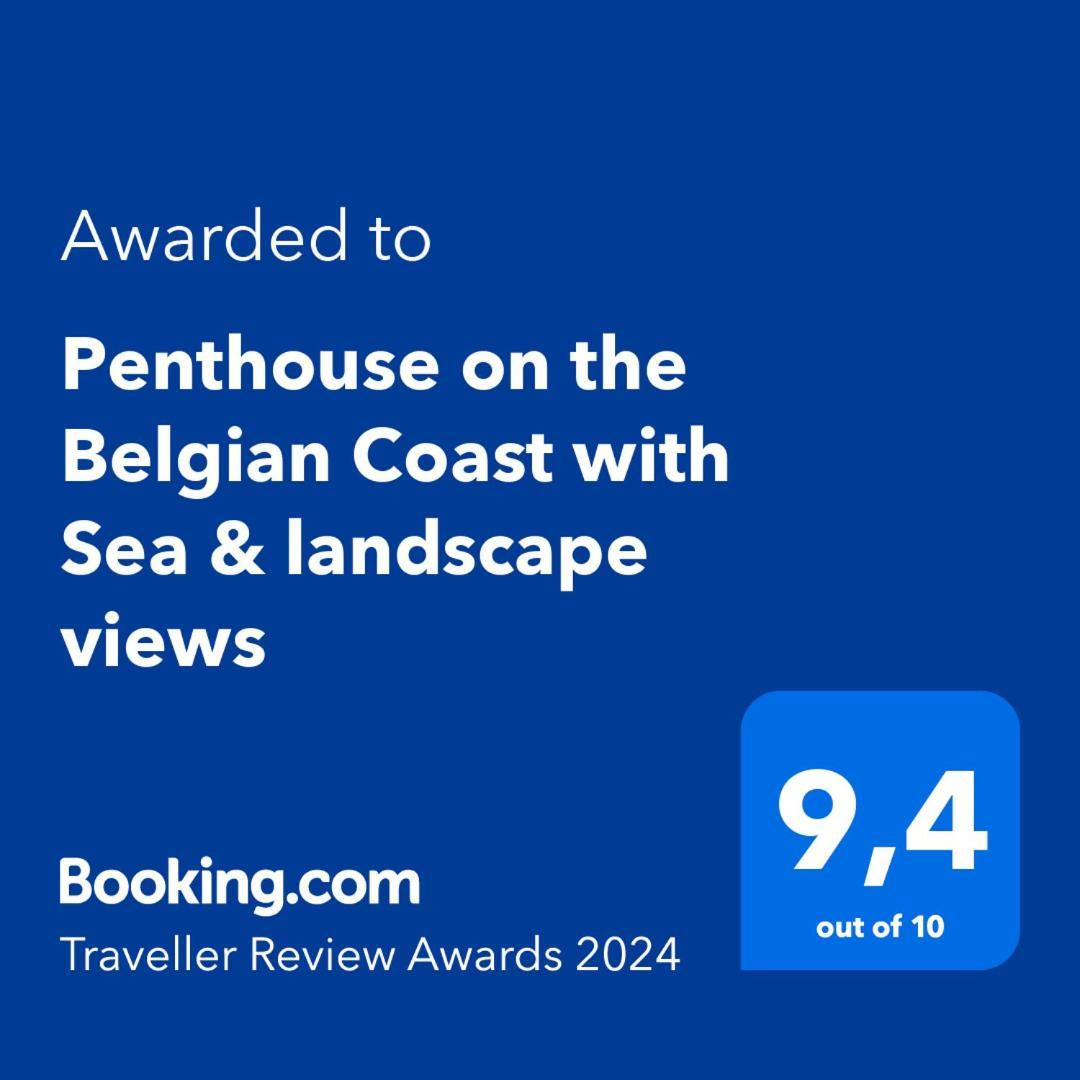 Penthouse On The Belgian Coast With Sea & Landscape Views Apartment Wenduine Luaran gambar